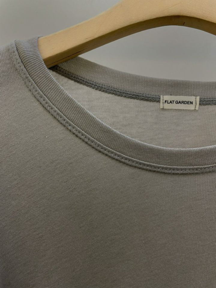 LA MUETTE/JAMIESTONE韓國直郵㊣東大門實拍女裝新品25春夏長袖T恤柔軟FLAT GARDEN/LA MUETTE/JAMIESTONE長袖T恤