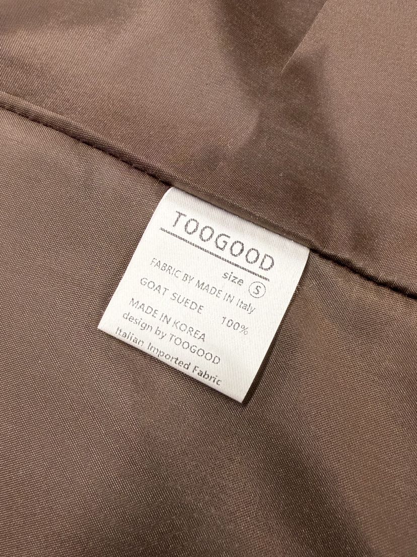TOOGOOD直郵韓國代購㊣女裝新品休閑25春夏推薦人氣皮衣絨面革TOOGOOD皮衣