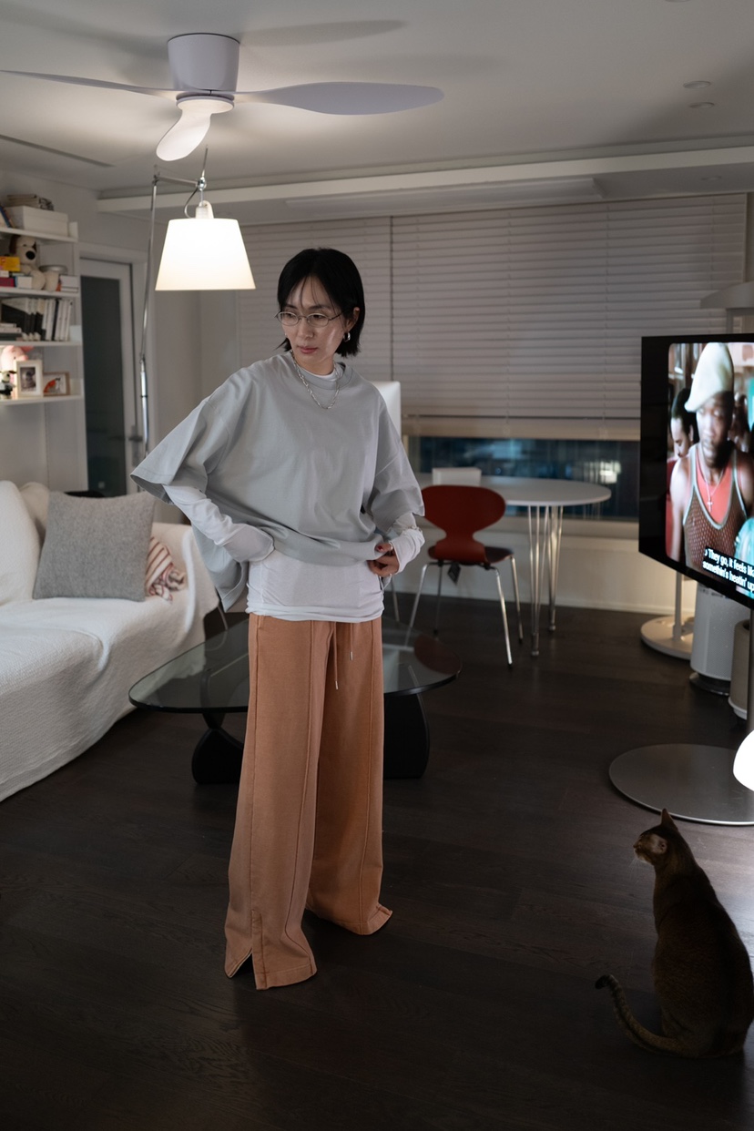 FRIC韓國直郵㊣東大門實拍女裝新品時尚25春夏熱賣休閑休閑褲FRIC休閑褲