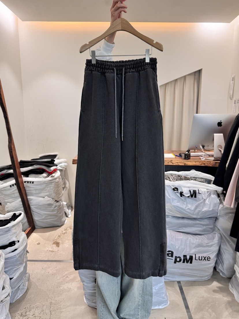 FRIC韓國直郵㊣東大門實拍女裝新品時尚25春夏熱賣休閑休閑褲FRIC休閑褲圖色3