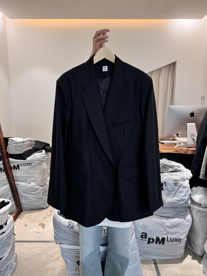 FRIC直郵韓國代購㊣女裝新款休閑時尚25春夏熱賣職業推薦夾克FRIC夾克圖色2