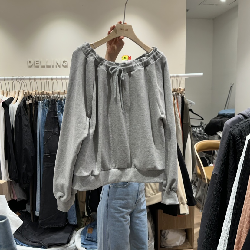 DELLING韓國㊣直郵東大門代購女裝新款休閑熱賣人氣25春夏衛衣DELLING衛衣圖色1