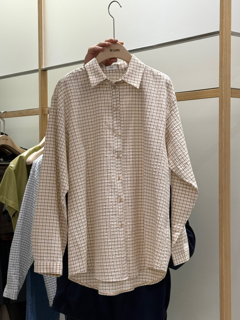 EUM韓國㊣直郵東大門代購女裝新品25春夏人氣職業襯衫蕾絲衫EUM襯衫/蕾絲衫圖色2