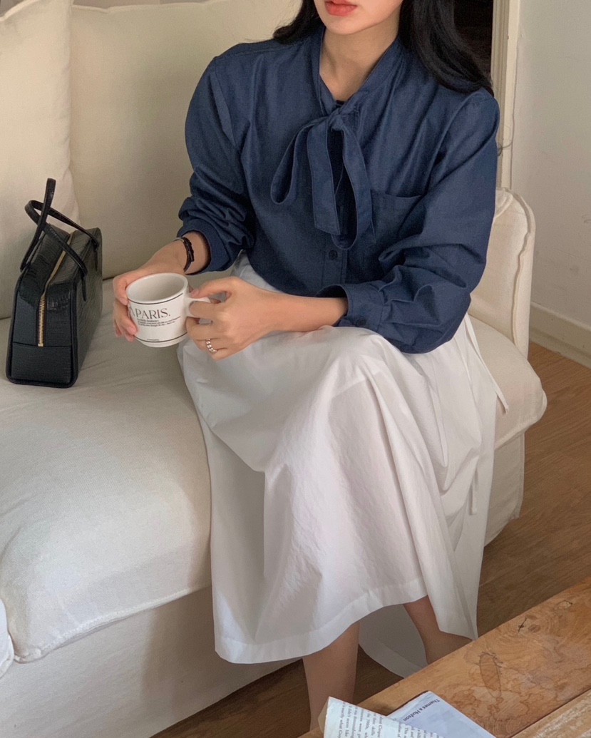 MONTER直郵韓國代購㊣女裝新款熱賣休閑推薦25春夏襯衫蕾絲衫MONTER襯衫/蕾絲衫