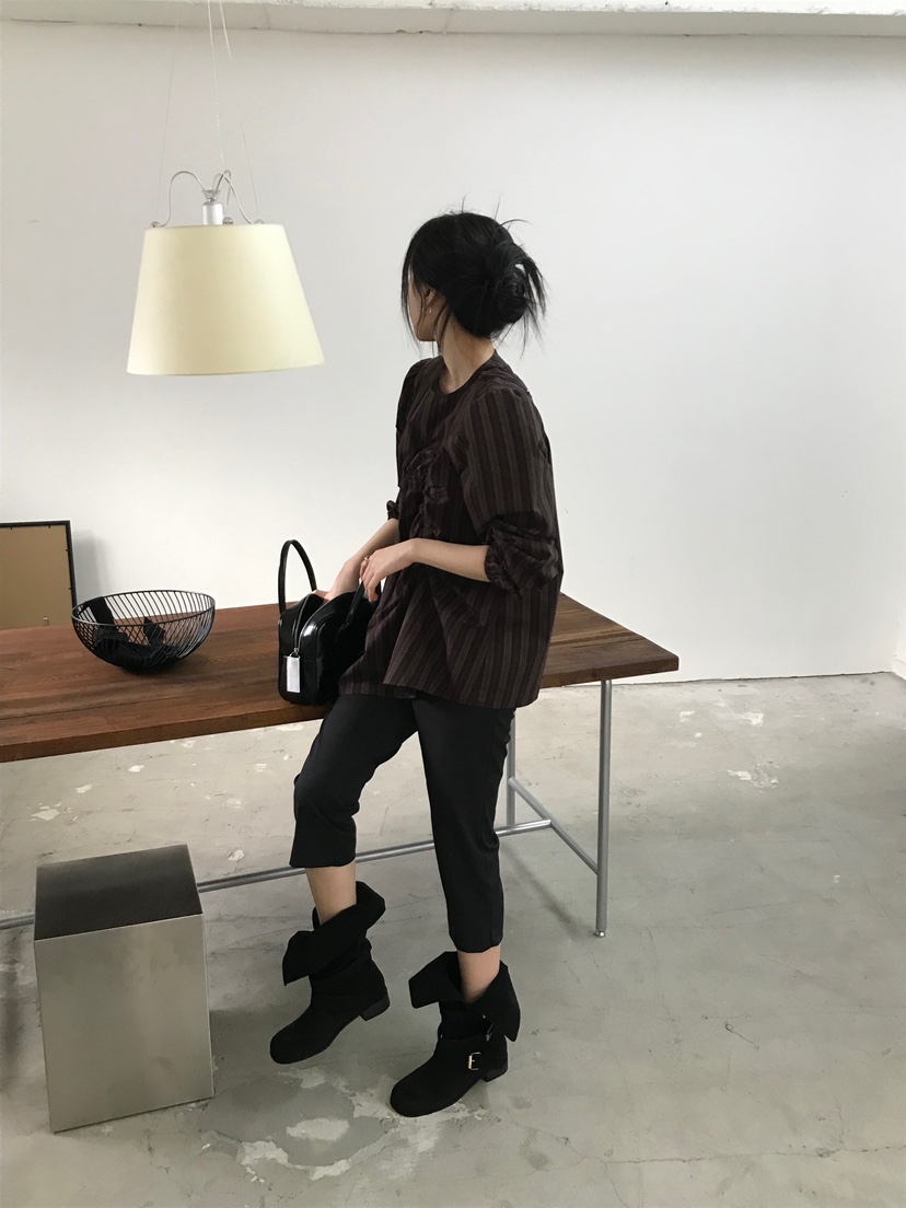 ESCHER直郵韓國代購㊣女裝新品推薦職業休閑25春夏時尚休閑褲ESCHER休閑褲