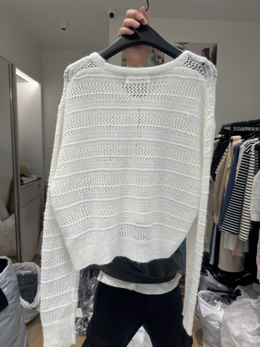 BIEN GARDER韓國直郵㊣東大門實拍女裝新款時尚針織衫馬海毛BIEN GARDER針織衫