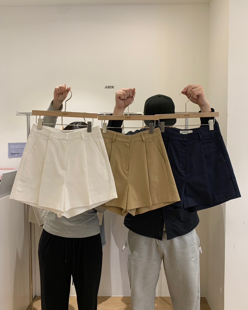 JUEDE韓國㊣直郵東大門代購女裝新款25春夏短褲JUEDE短褲