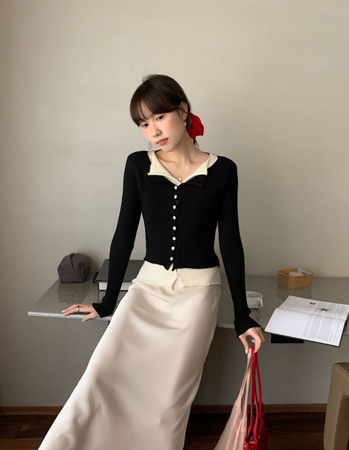STAY HERE韓國直郵㊣女裝新款職業熱賣人氣推薦25春夏針織衫STAY HERE針織衫