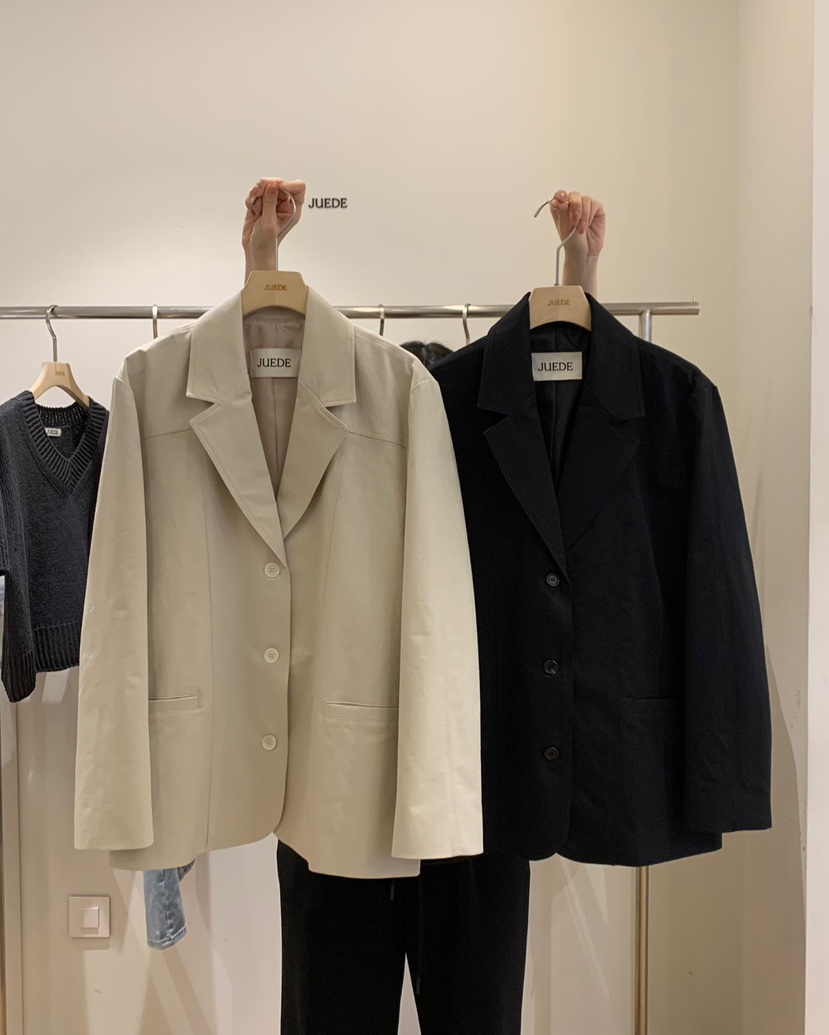 JUEDE韓國直郵㊣東大門實拍女裝新品時尚夾克JUEDE夾克