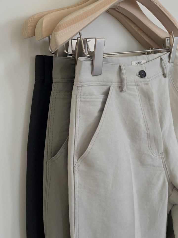MARE直郵韓國代購㊣女裝新品25春夏休閑熱賣時尚推薦休閑褲絨MARE休閑褲