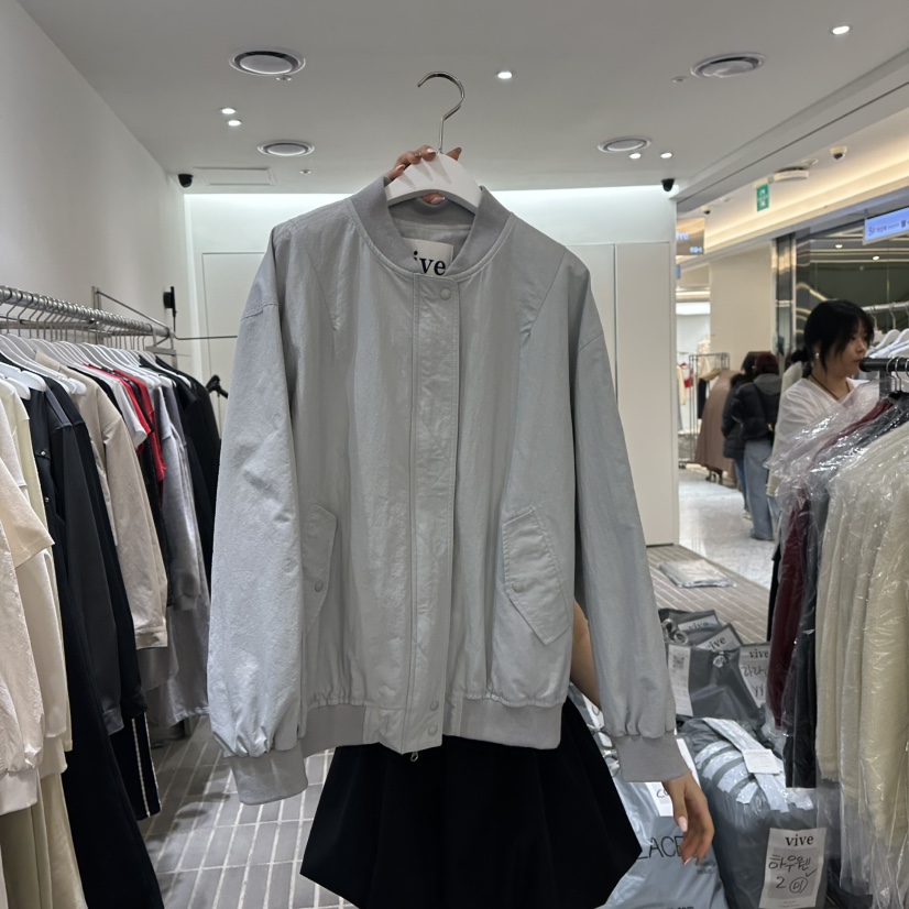 VIVE韓國直郵㊣東大門實拍女裝新款人氣熱賣休閑25春夏夾克VIVE夾克