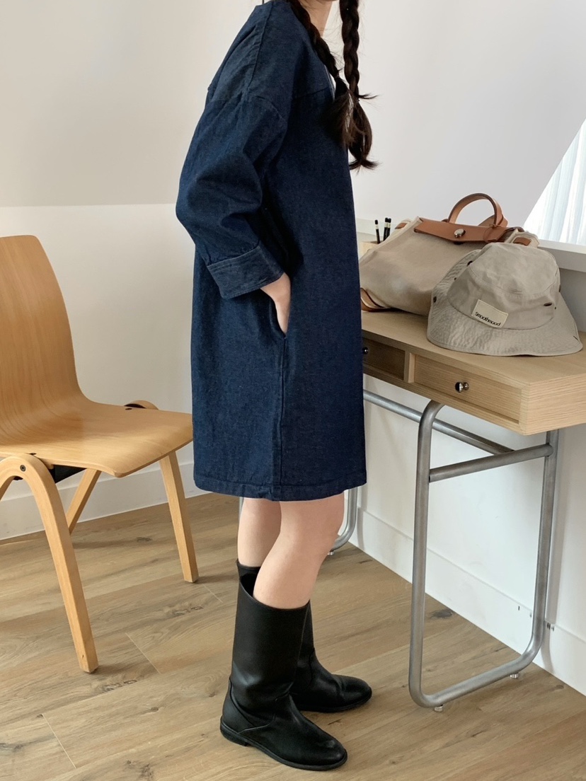 WOOD韓國㊣直郵東大門代購女裝新款人氣推薦熱賣25春夏連衣裙WOOD連衣裙