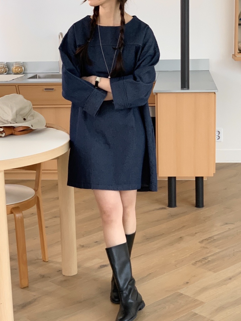 WOOD韓國㊣直郵東大門代購女裝新款人氣推薦熱賣25春夏連衣裙WOOD連衣裙