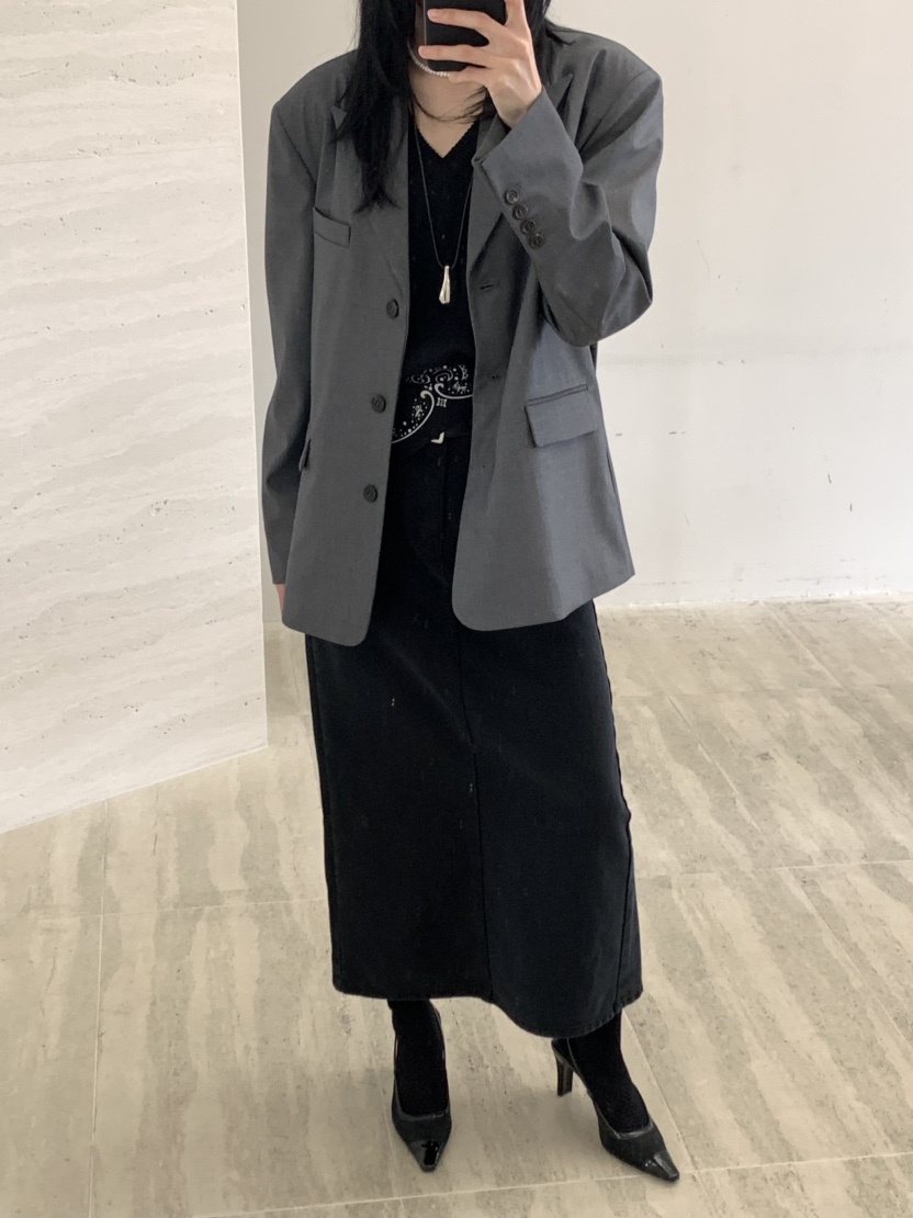 FAVE直郵韓國代購㊣女裝新款推薦休閑時尚職業人氣25春夏長裙FAVE/FAVOURITE長裙