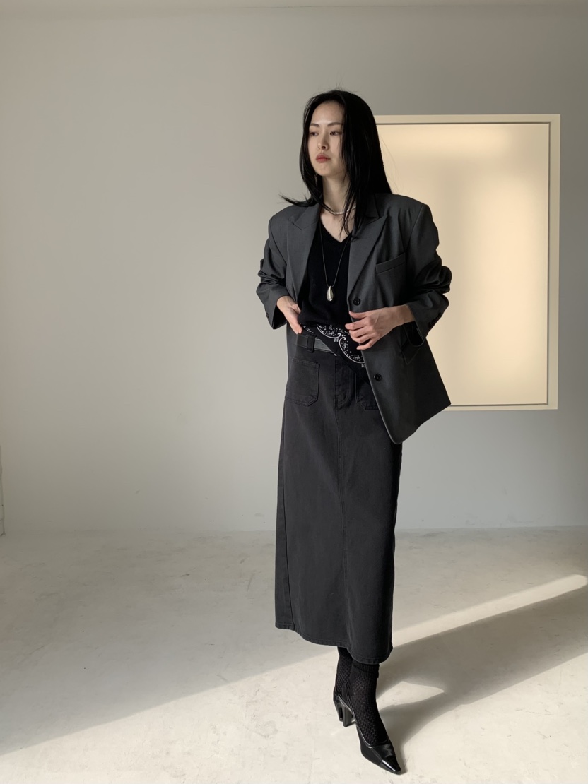 FAVE直郵韓國代購㊣女裝新款推薦休閑時尚職業人氣25春夏長裙FAVE/FAVOURITE長裙