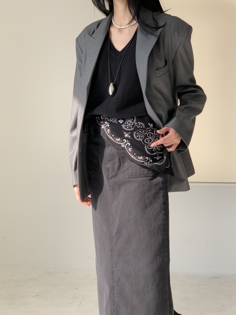 FAVE直郵韓國代購㊣女裝新款推薦休閑時尚職業人氣25春夏長裙FAVE/FAVOURITE長裙