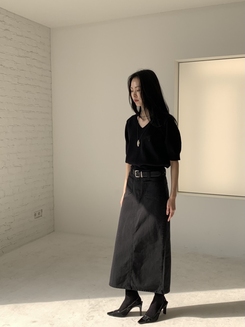 FAVE直郵韓國代購㊣女裝新款推薦休閑時尚職業人氣25春夏長裙FAVE/FAVOURITE長裙