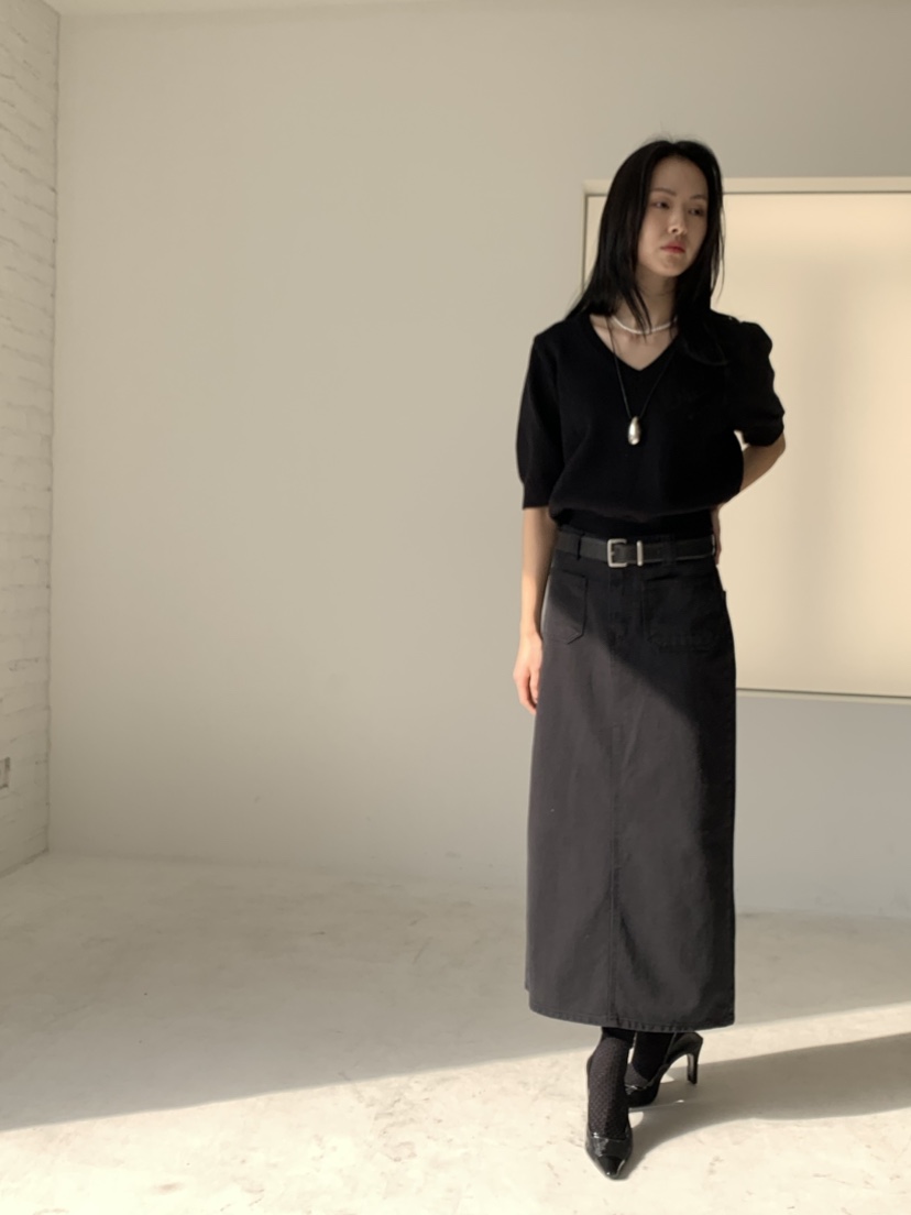 FAVE直郵韓國代購㊣女裝新款推薦休閑時尚職業人氣25春夏長裙FAVE/FAVOURITE長裙