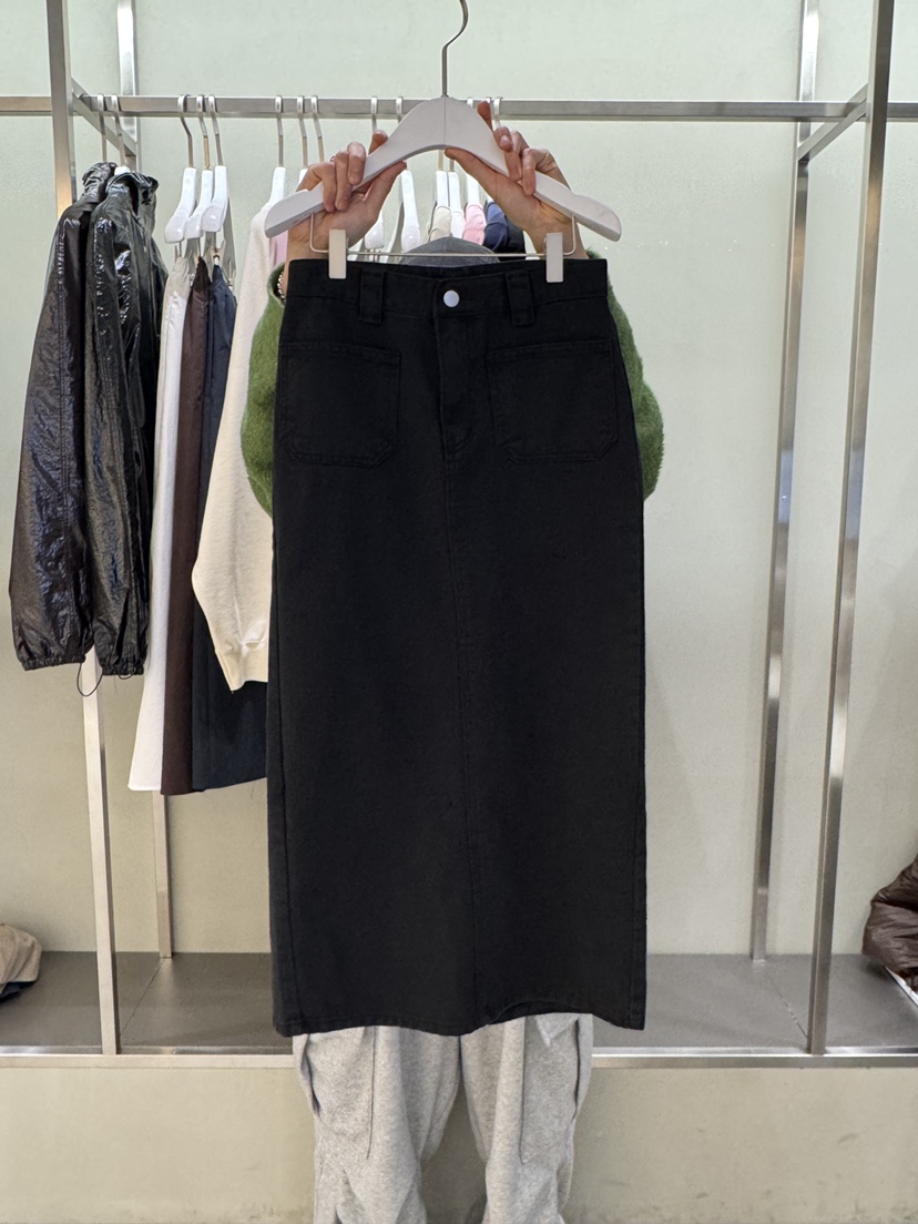 FAVE直郵韓國代購㊣女裝新款推薦休閑時尚職業人氣25春夏長裙FAVE/FAVOURITE長裙圖色1