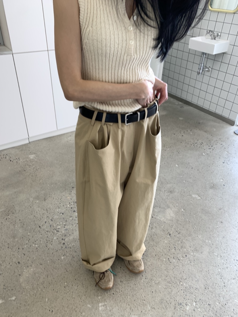FAVE韓國直郵㊣女裝新款熱賣職業時尚25春夏休閑推薦休閑褲FAVOURITE休閑褲