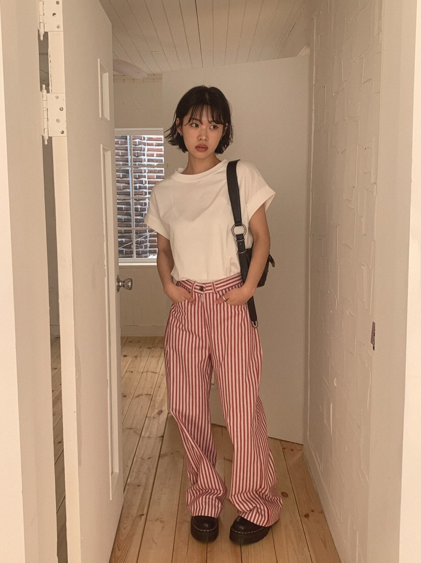 SLAT直郵韓國代購㊣女裝新款25春夏人氣職業休閑推薦休閑褲UNICO休閑褲