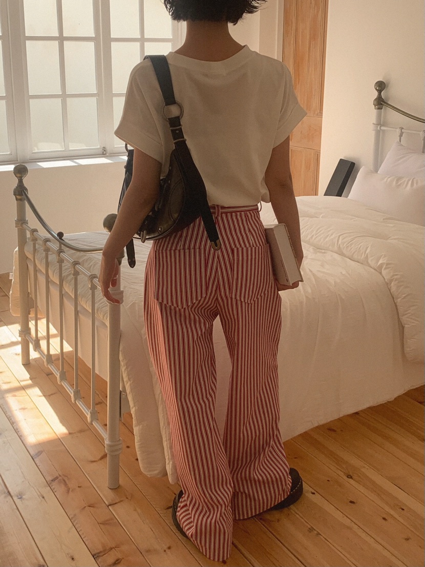 SLAT直郵韓國代購㊣女裝新款25春夏人氣職業休閑推薦休閑褲UNICO休閑褲