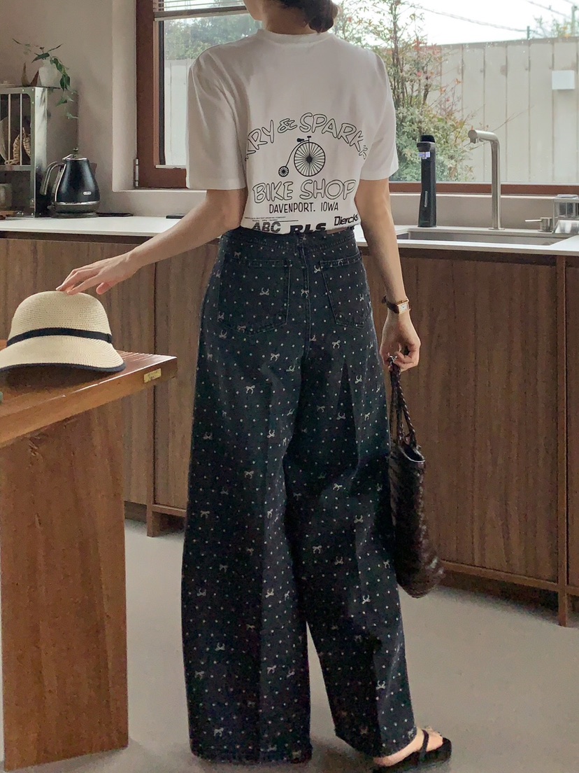 FORMSTUDIO韓國直郵㊣東大門實拍女裝新品時尚職業熱賣牛仔褲FORMSTUDIO牛仔褲