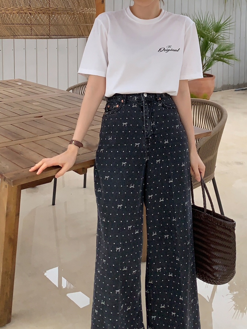 FORMSTUDIO韓國直郵㊣東大門實拍女裝新品時尚職業熱賣牛仔褲FORMSTUDIO牛仔褲