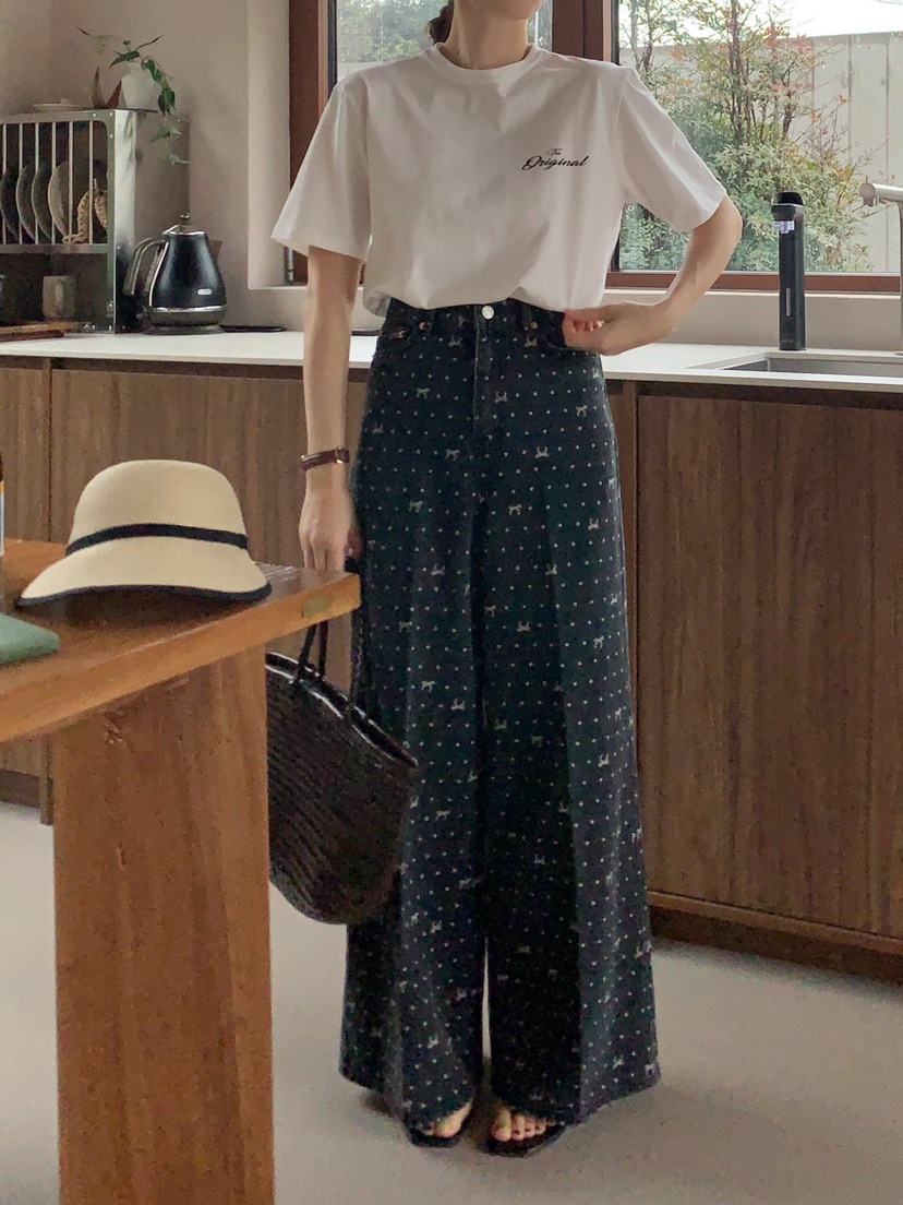 FORMSTUDIO韓國直郵㊣東大門實拍女裝新品時尚職業熱賣牛仔褲FORMSTUDIO牛仔褲圖色2