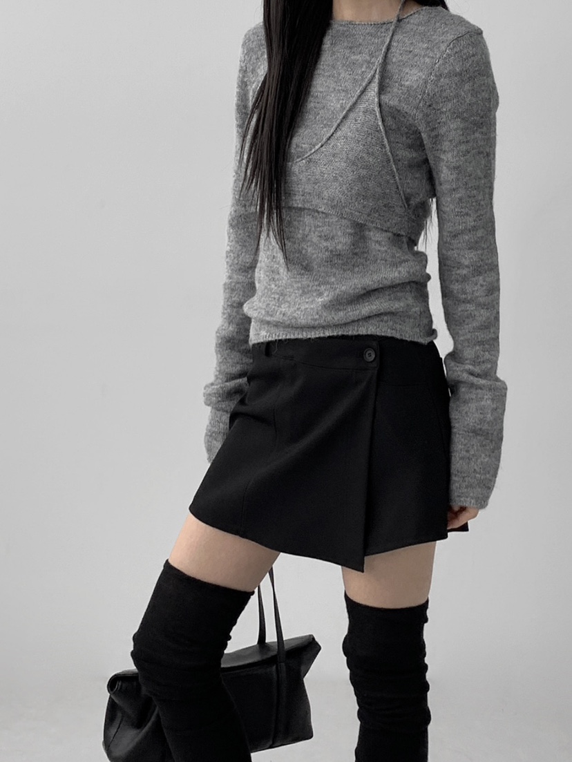 EOMPIT韓國直郵㊣東大門實拍女裝新款推薦職業休閑人氣裙褲EOMPIT裙褲