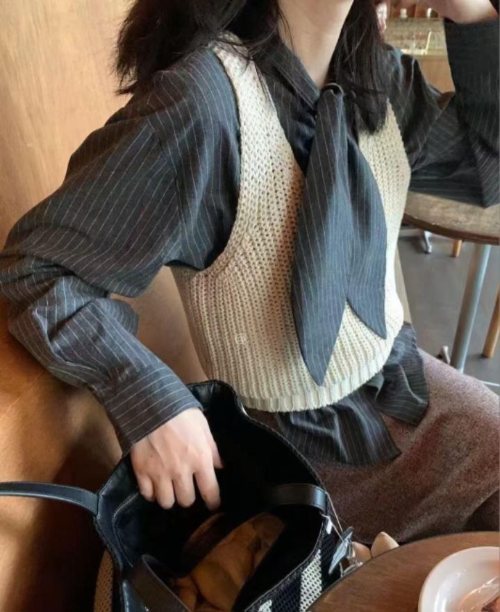 BELLINO293韓國直郵㊣女裝新品熱賣休閑人氣時尚襯衫蕾絲衫BOBBIE DOLL襯衫/蕾絲衫