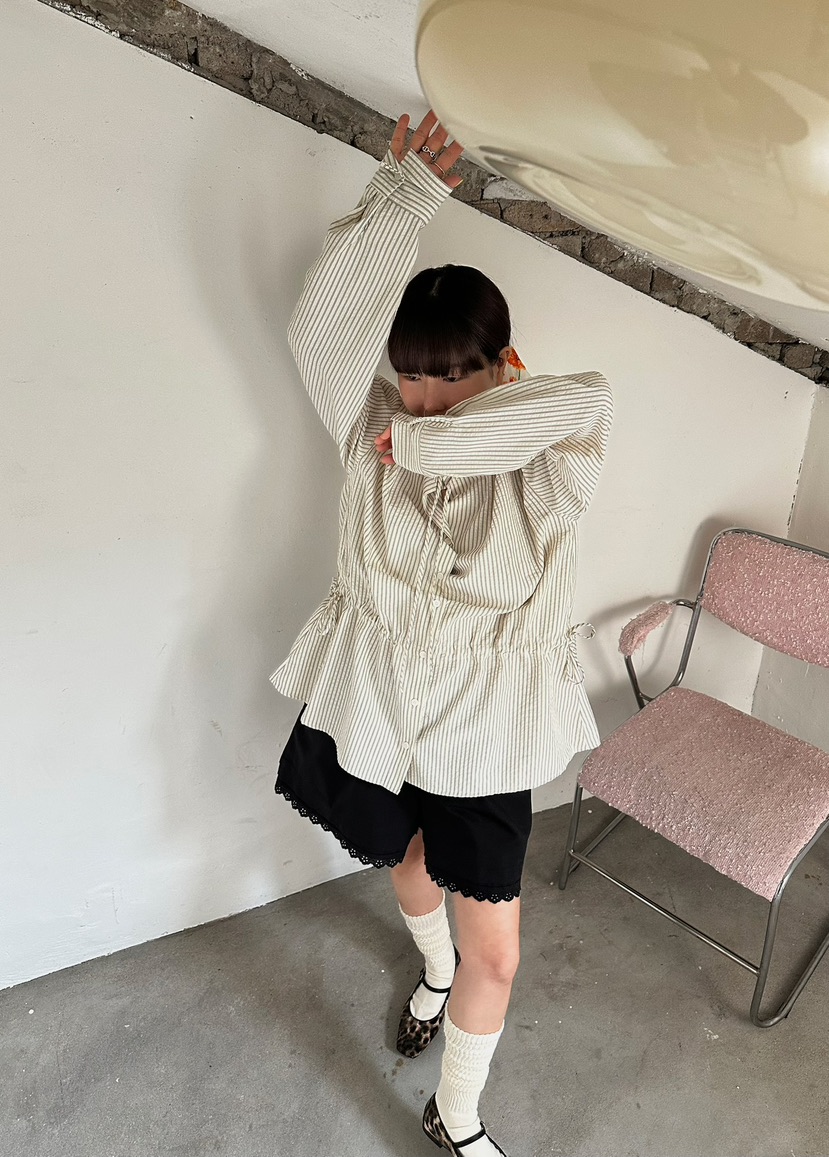 BYRING直郵韓國代購㊣女裝新款熱賣推薦職業休閑襯衫蕾絲衫BYRING襯衫/蕾絲衫