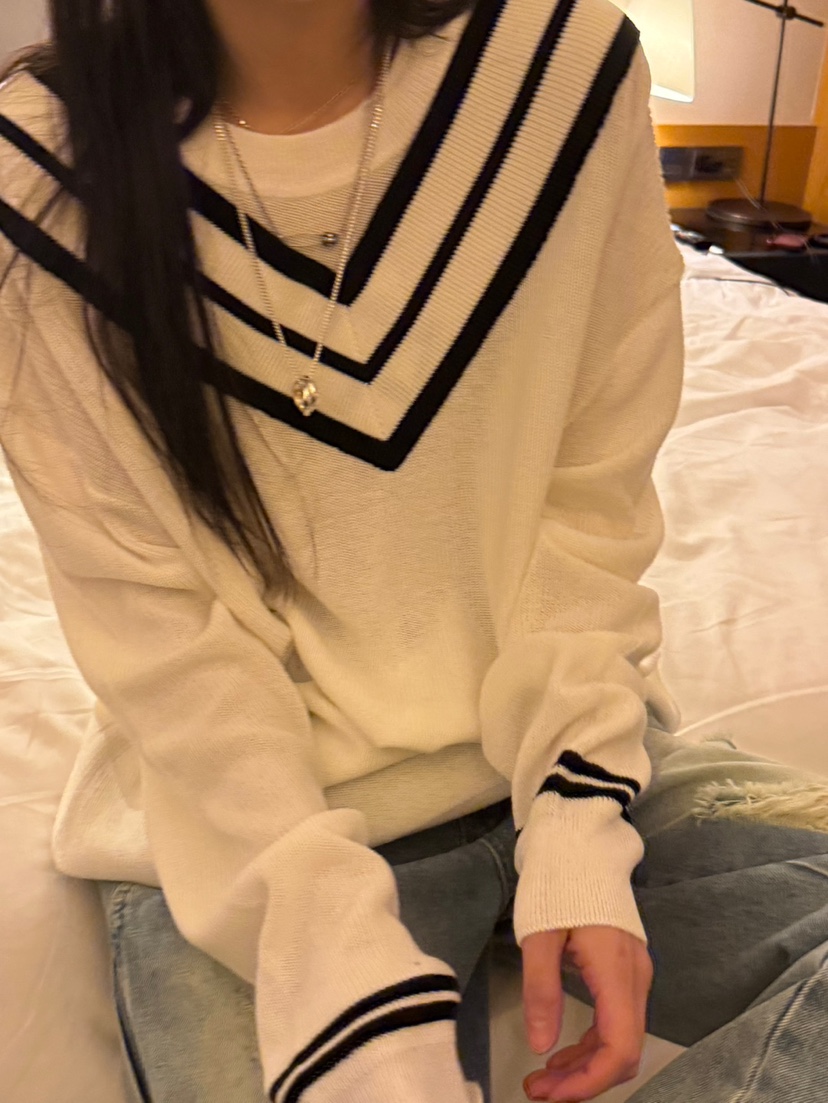 MINIMUZE韓國直郵㊣女裝新品人氣熱賣時尚25春夏休閑針織衫MINIMUZE針織衫