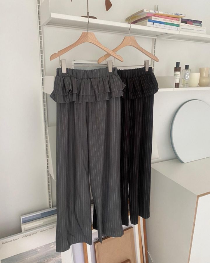 STAY HERE韓國直郵㊣東大門實拍女裝新品熱賣人氣正裝褲西褲STAY HERE正裝褲/西褲