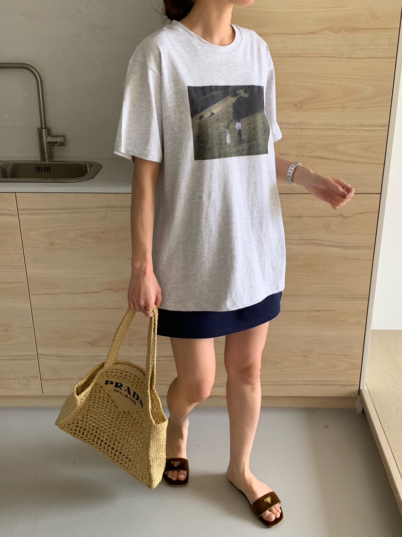 COBALT BLUE韓國直郵㊣女裝新品職業熱賣25春夏休閑推薦T恤COBALT BLUET恤