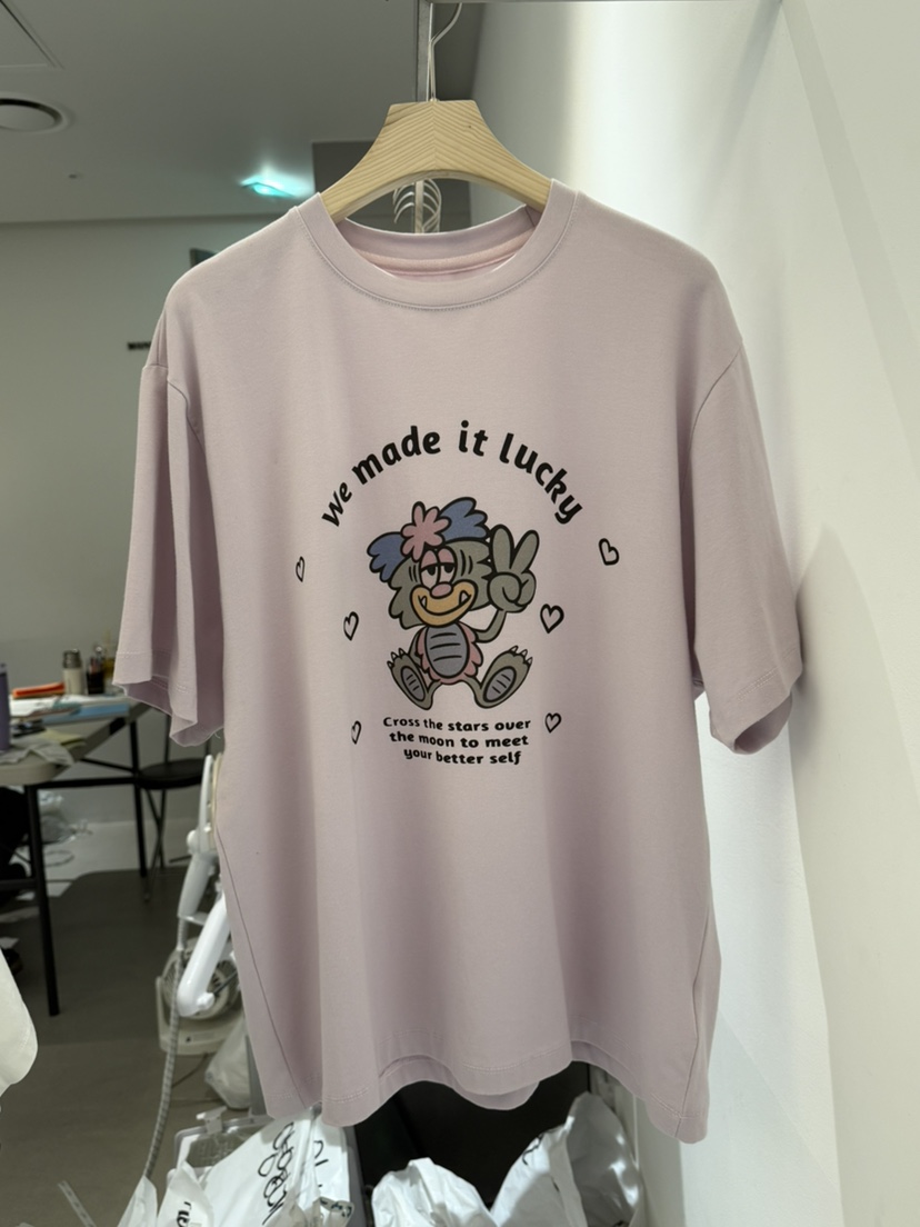 MONE-A韓國直郵㊣東大門實拍女裝新款熱賣人氣職業25春夏T恤MONE-AT恤圖色3