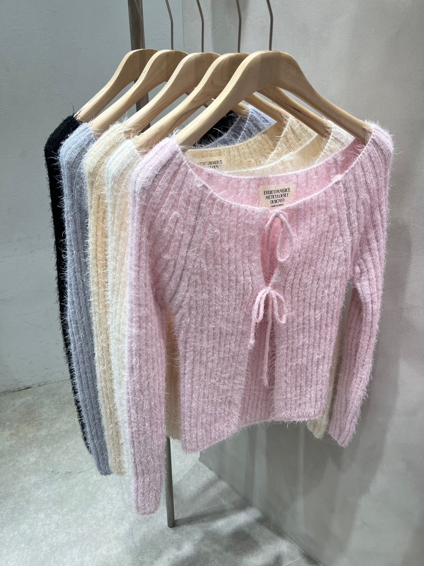 EVERCOMMERCE METICULOUSLY DESIGNED直郵韓國代購㊣女裝新品人氣針織衫開衫EVERCOMMERCE METICULOUSLY DESIGNED針織衫