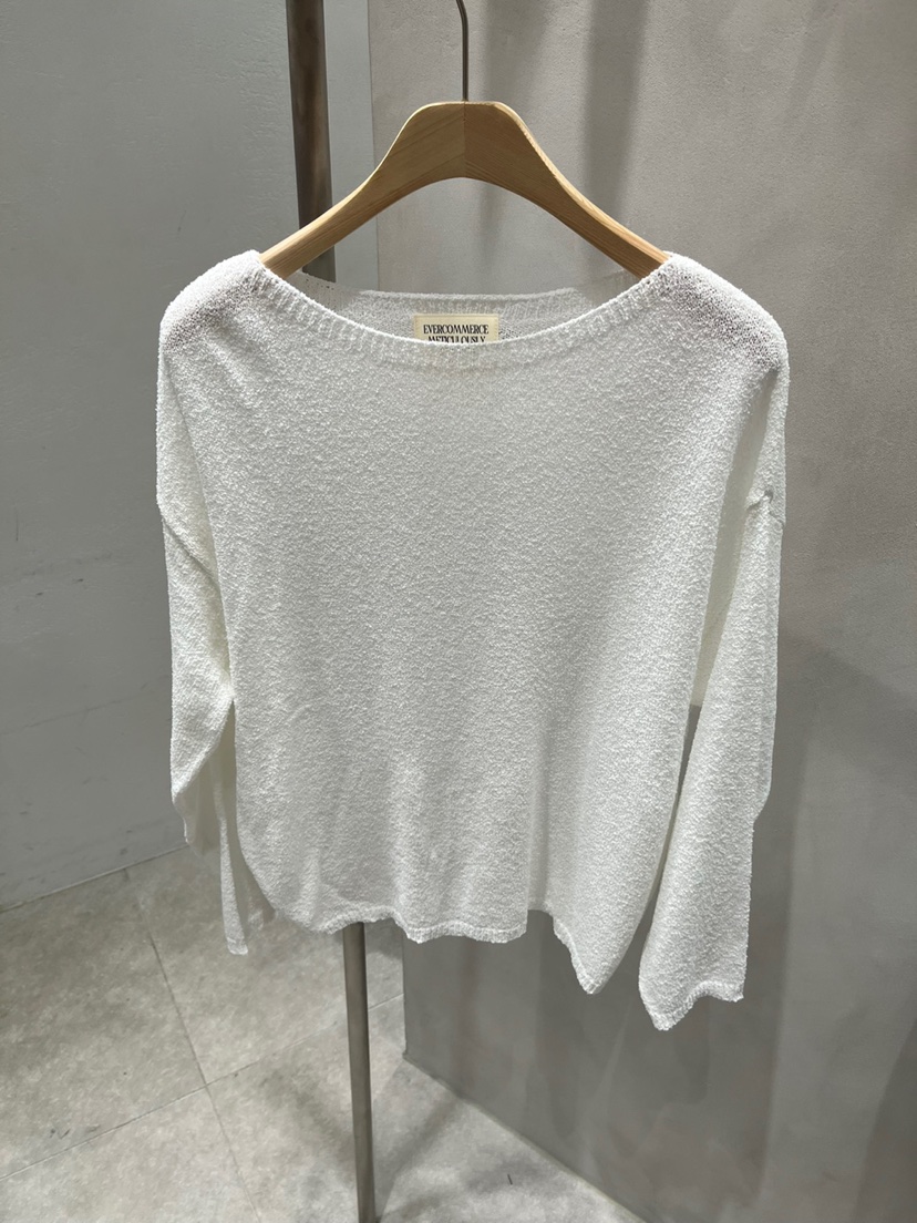 EVERCOMMERCE METICULOUSLY DESIGNED直郵韓國代購㊣女裝新款25春夏針織衫EVERCOMMERCE METICULOUSLY DESIGNED針織衫
