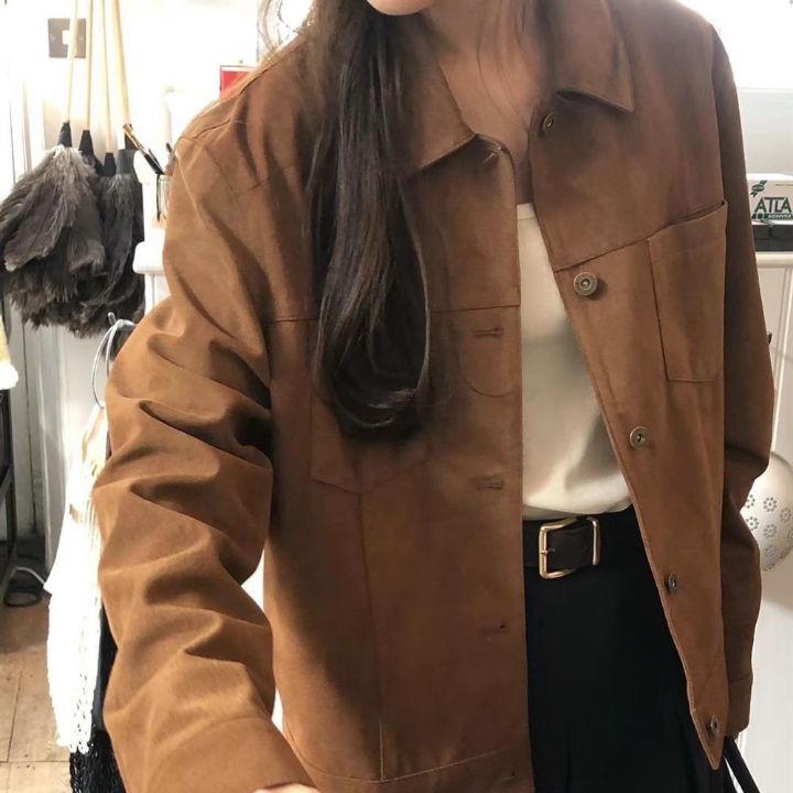 STAY HERE韓國㊣直郵東大門代購女裝新品熱賣時尚休閑夾克STAY HERE夾克
