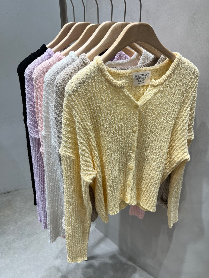 EVERCOMMERCE METICULOUSLY DESIGNED韓國直郵㊣女裝新款25春夏針織衫EVERCOMMERCE METICULOUSLY DESIGNED針織衫