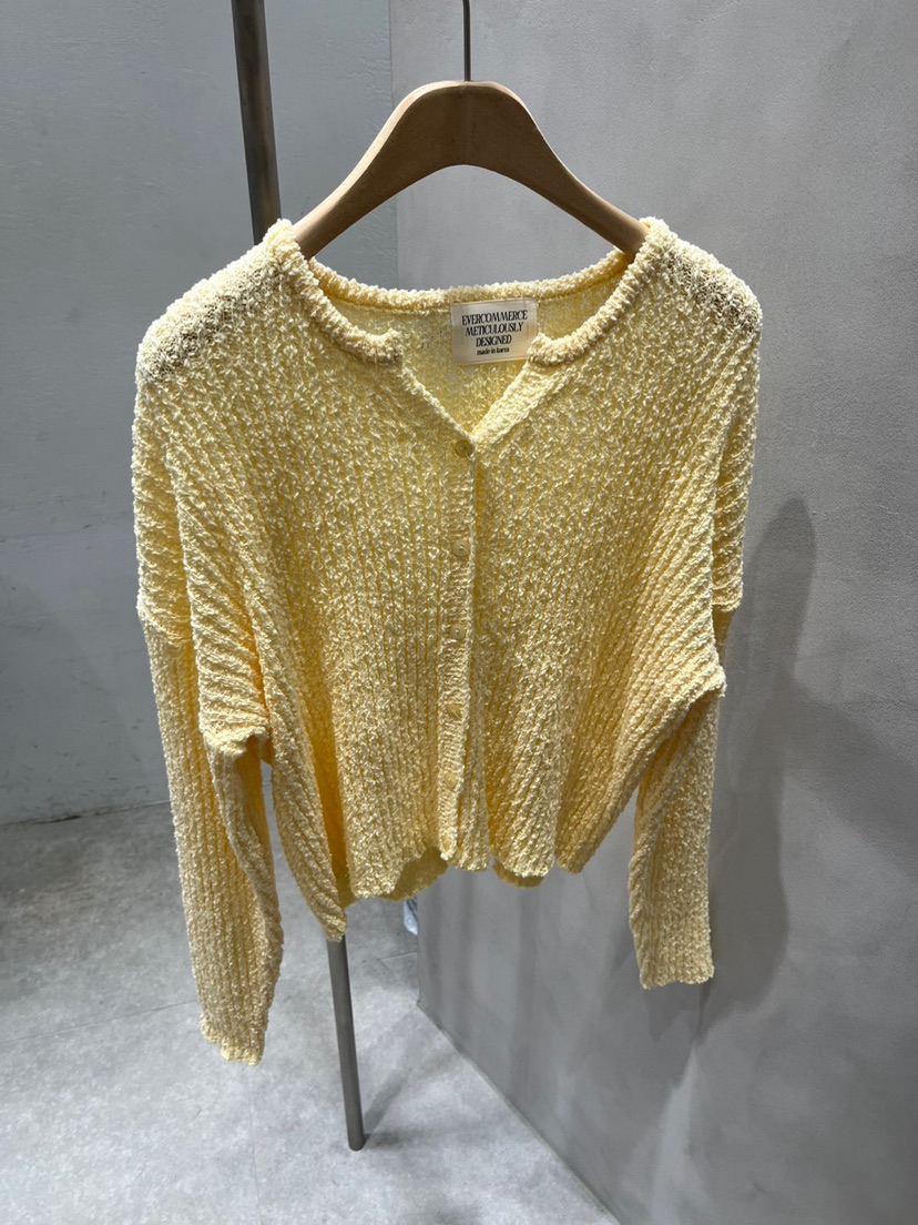 EVERCOMMERCE METICULOUSLY DESIGNED韓國直郵㊣女裝新款25春夏針織衫EVERCOMMERCE METICULOUSLY DESIGNED針織衫圖色2