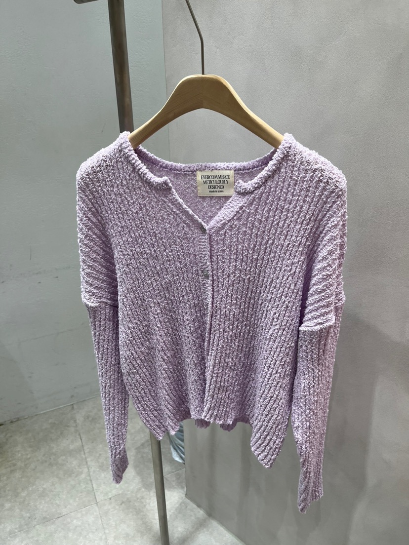 EVERCOMMERCE METICULOUSLY DESIGNED韓國直郵㊣女裝新款25春夏針織衫EVERCOMMERCE METICULOUSLY DESIGNED針織衫圖色4