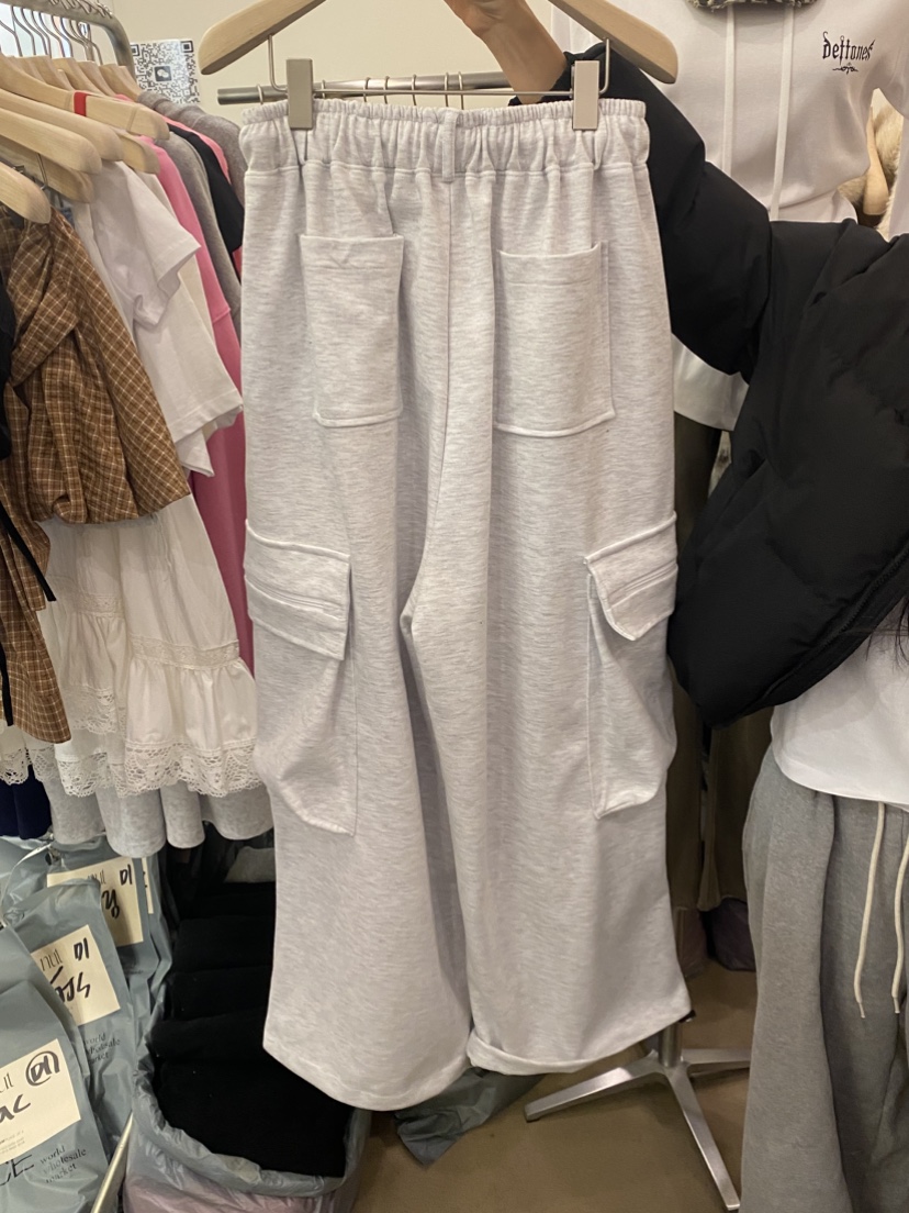 NUT韓國㊣直郵東大門代購女裝新品時尚推薦職業人氣休閑褲口袋NUT休閑褲