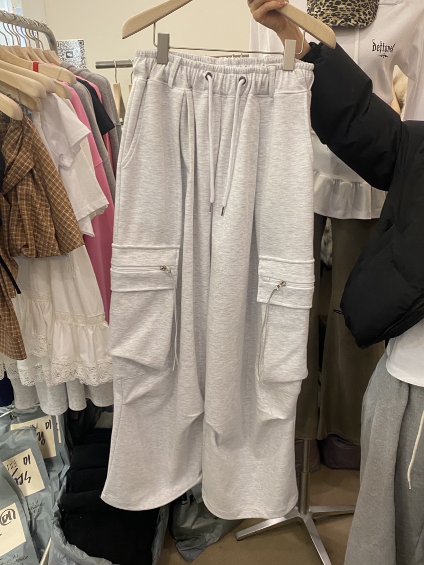 NUT韓國㊣直郵東大門代購女裝新品時尚推薦職業人氣休閑褲口袋NUT休閑褲