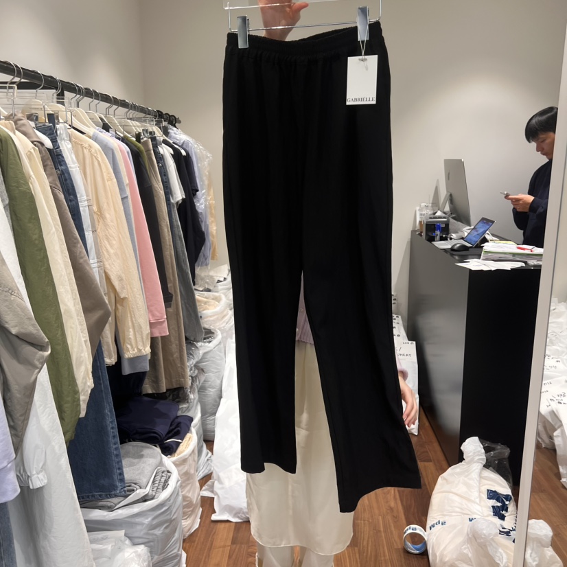 GABRIELLE韓國直郵㊣東大門實拍女裝新品人氣熱賣休閑褲綁帶GABRIELLE休閑褲