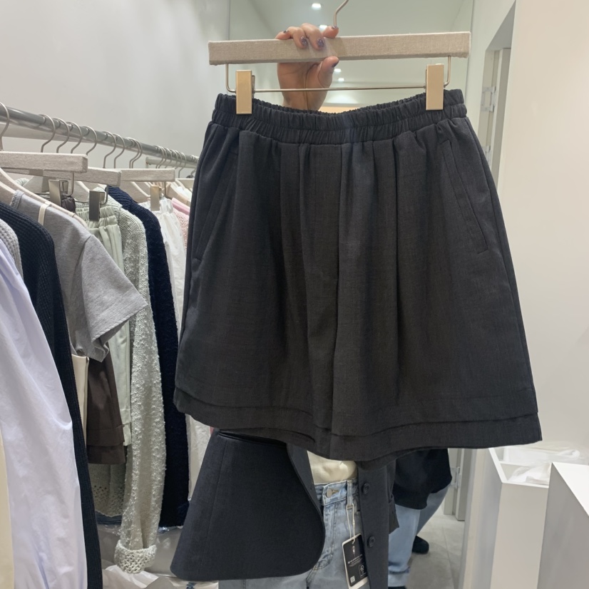 ASOME韓國直郵㊣東大門實拍女裝新款時尚推薦熱賣休閑職業短褲A.SOME短褲圖色2