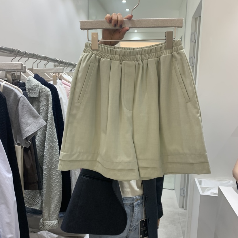 ASOME韓國直郵㊣東大門實拍女裝新款時尚推薦熱賣休閑職業短褲A.SOME短褲圖色3