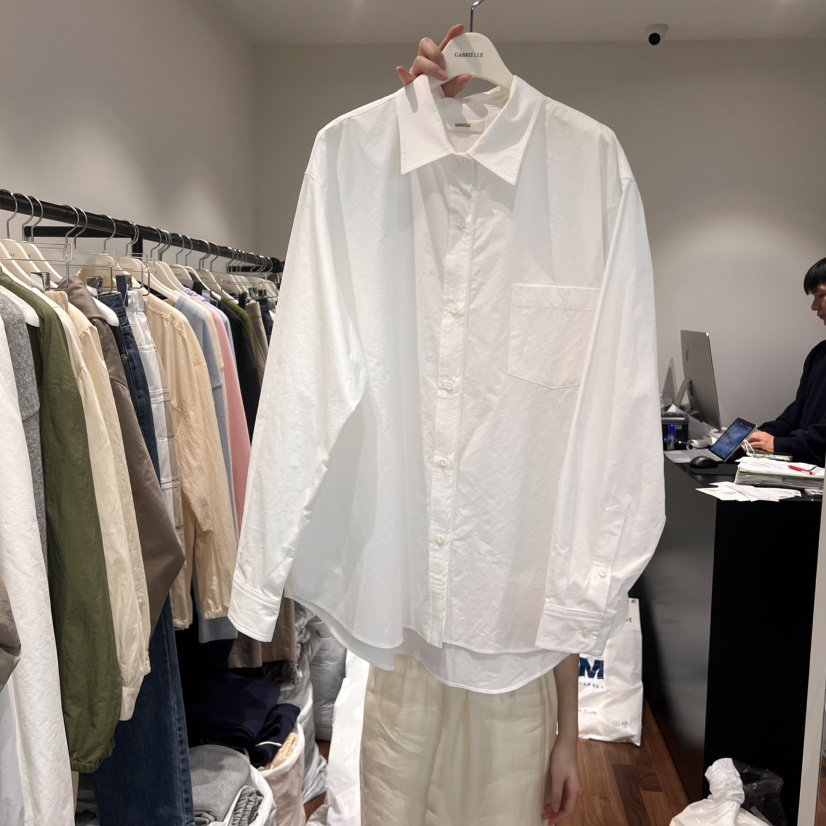 GABRIELLE直郵韓國代購㊣女裝新品人氣休閑熱賣25春夏襯衫蕾絲衫GABRIELLE襯衫/蕾絲衫
