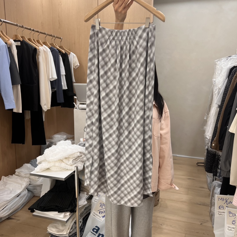 VILLABUTTON直郵韓國代購㊣女裝新品人氣25春夏時尚推薦長裙VILLABUTTON長裙