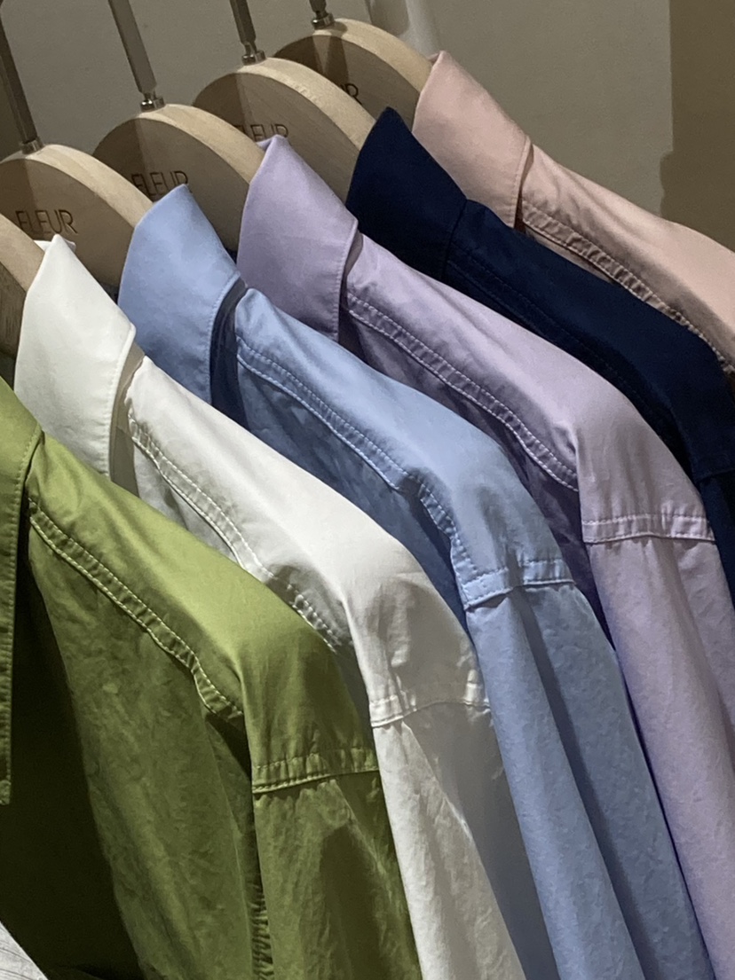 FLEUR-P韓國直郵㊣東大門實拍女裝新品熱賣時尚襯衫蕾絲衫RAWROW襯衫/蕾絲衫